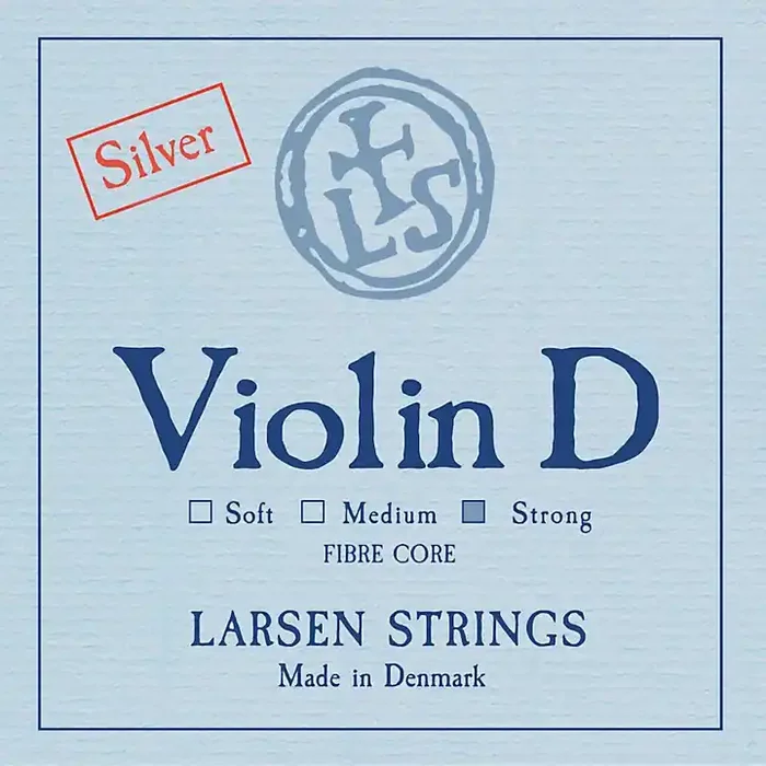Larsen Strings Original Violin D String 4/4 Size Silver Wound, Heavy Gauge, Ball End Guitar Center