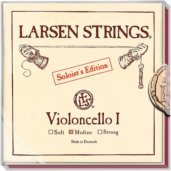 Larsen Strings Soloist and Magnacore Cello String Set 4/4 Size, Medium Guitar Center