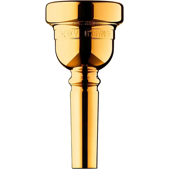 Laskey Alessi Symphony Signature Series Large Shank Trombone Mouthpiece in Gold 67 Guitar Center