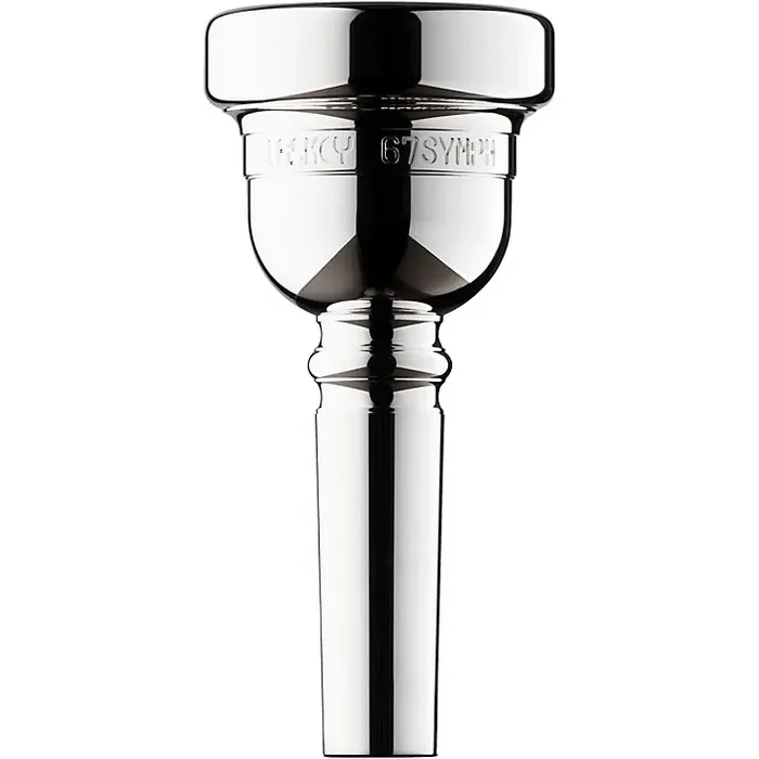 Laskey Alessi Symphony Signature Series Large Shank Trombone Mouthpiece in Silver 67 Guitar Center