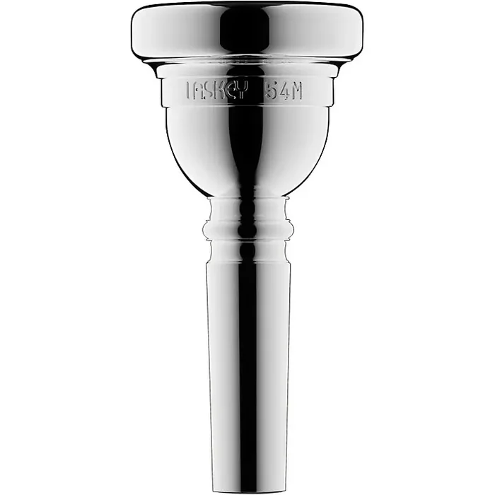 Laskey Classic Series Large Shank Trombone Mouthpiece in Silver 54M Guitar Center