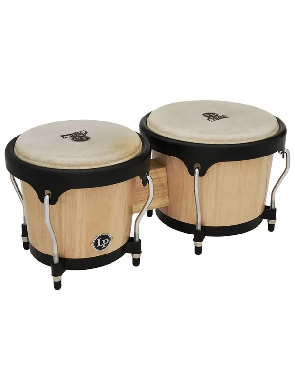 Latin Percussion Aspire Series 6.75″ and 8″ Bongo Set – Natural Gloss