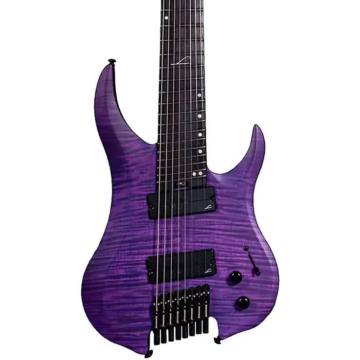 Legator Ghost 8 String Multi-Scale Super Shred Series Flamed Maple Electric Guitar Purple Guitar Center