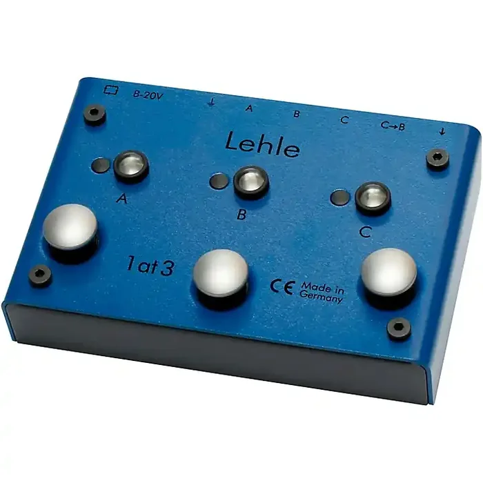 Lehle 1at3 SGoS Programmable True Bypass Switcher – I Instrument to 3 Amps/2 Amp, 1 Effects Loop Guitar Center