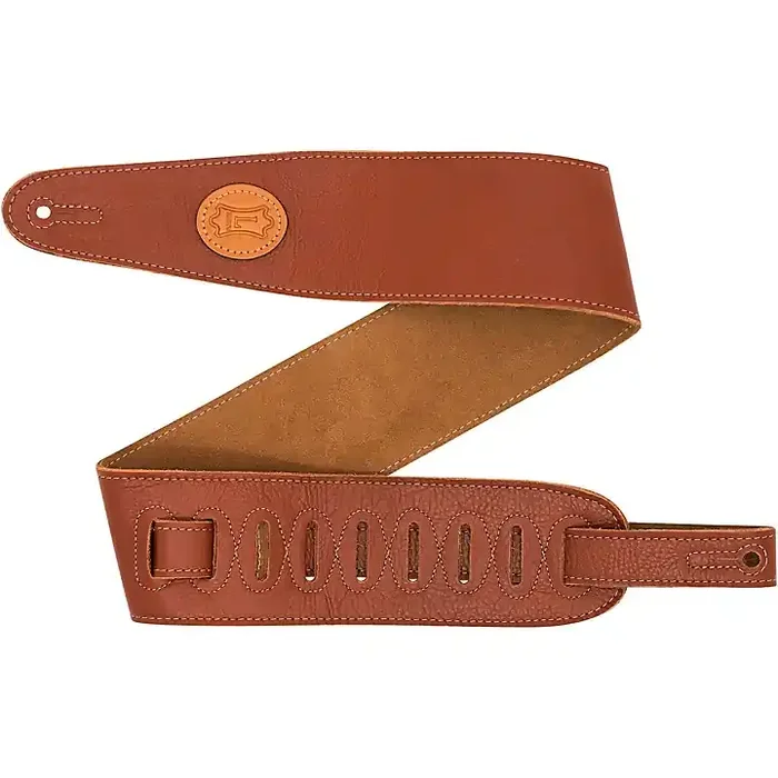 Levy‘s Garment Leather & Suede 2.5″ Guitar Strap Tan 3 in. Guitar Center
