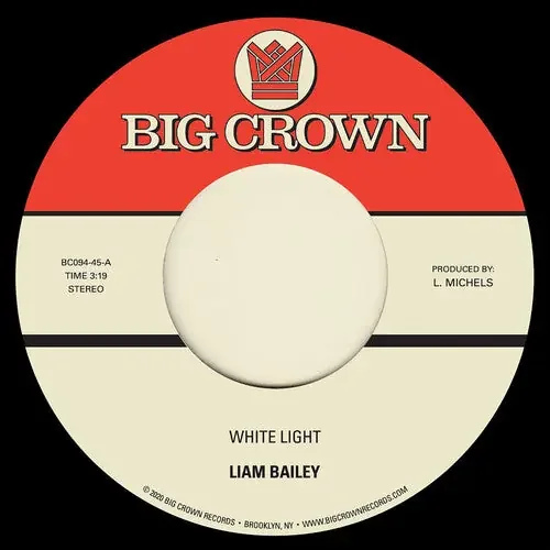 Liam Bailey White Light B/w Cold & Clear – 7-INCH SINGLE