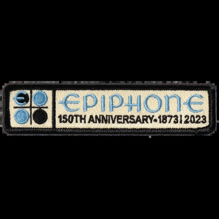 Lifestyle Epiphone 150th Anniversary Embroidered Patch, Rectangle – Gibson