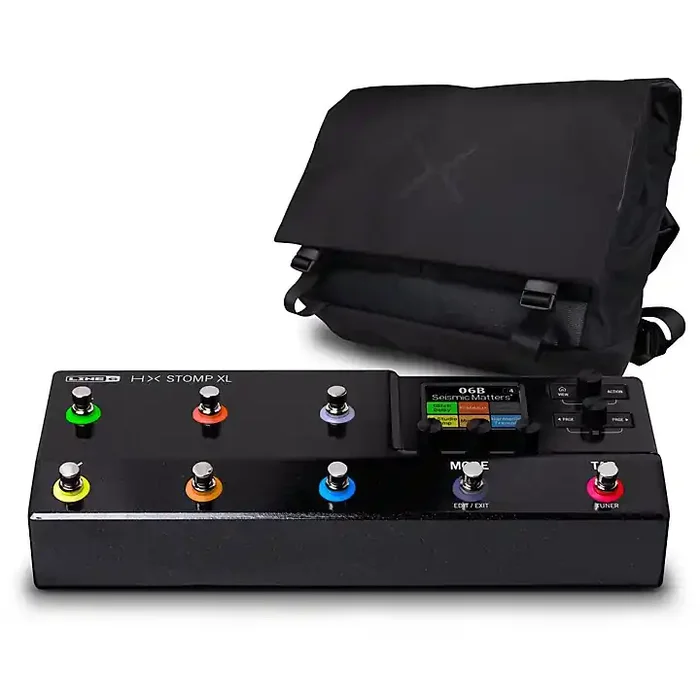 Line 6 HX Stomp XL Multi-Effects Pedal With HX Messenger Bag Guitar Center