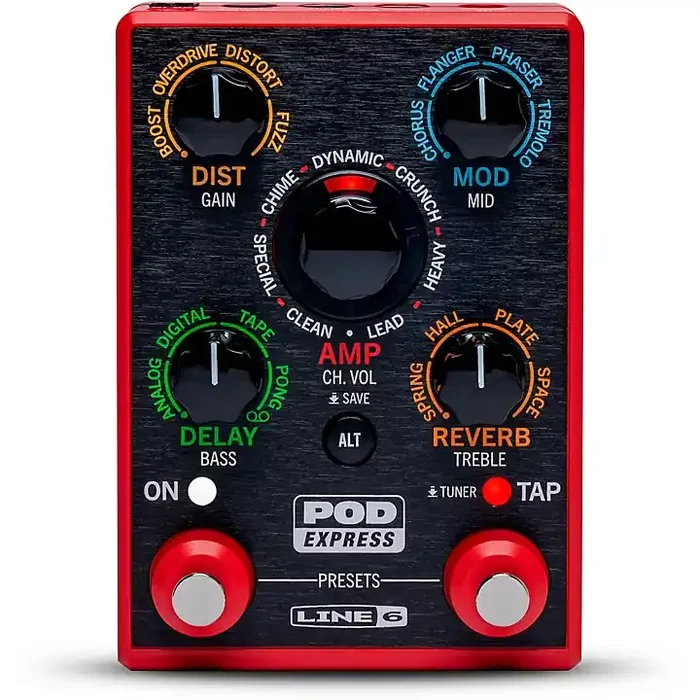 Line 6 POD Express Guitar Effects Pedal Red Guitar Center