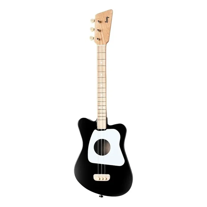 Loog Mini 3 String Acoustic Guitar Black – Ages 3+