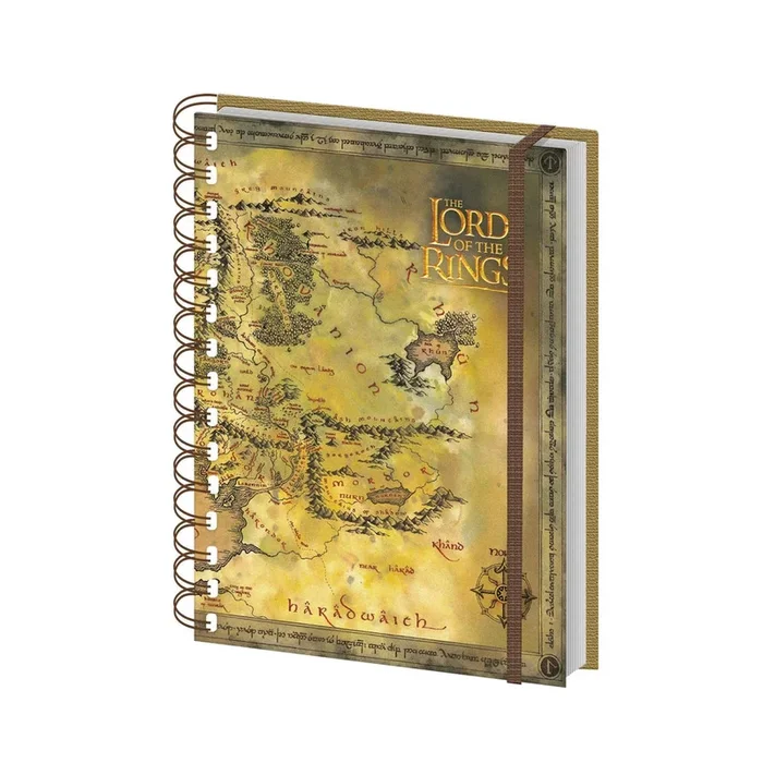 Lord Of The Rings – Map Wiro Notebook