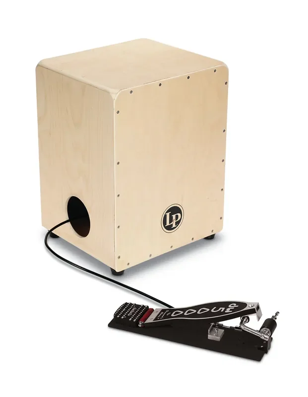 LP LP1400NWP 2-Sided Cajon W/ DW Cajon Pedal