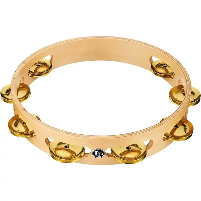 LP Pro Single Row Tambourine 10 in. Brass Guitar Center