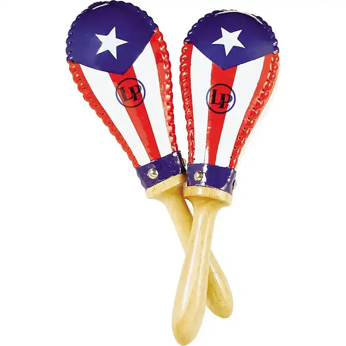 LP Puerto Rican Flag Rawhide Maracas Guitar Center