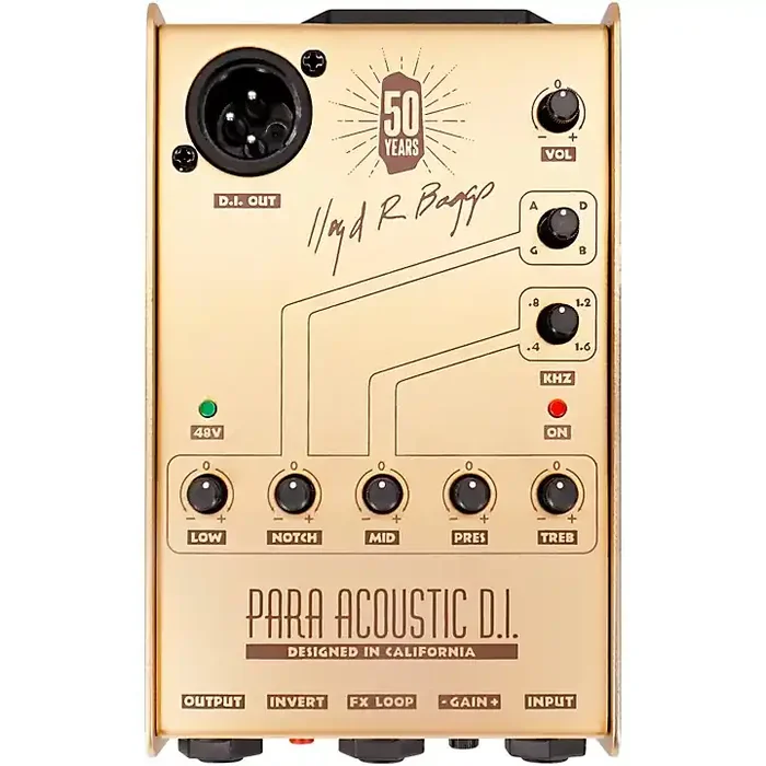 LR Baggs 50th Anniversary Gold Para Acoustic Guitar DI and Preamp Guitar Center