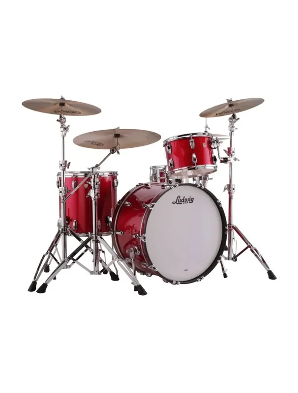 Ludwig 24″ Classic Maple Pro Beat – Red Sparkle