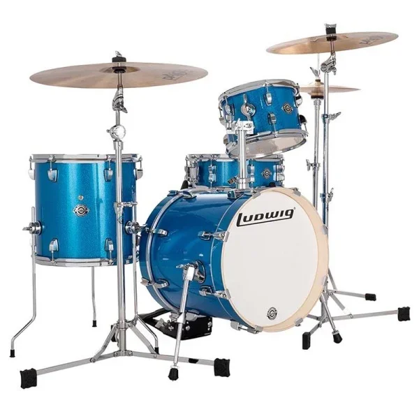 Ludwig Breakbeats By Questlove Drum Kit – Blue Sparkle
