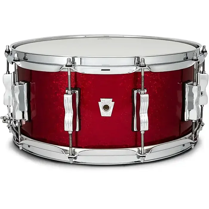 Ludwig Classic Oak Snare Drum 14 x 6.5 in. Red Sparkle Guitar Center