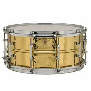 Ludwig Hammered Brass Snare Drum – 14×6.5
