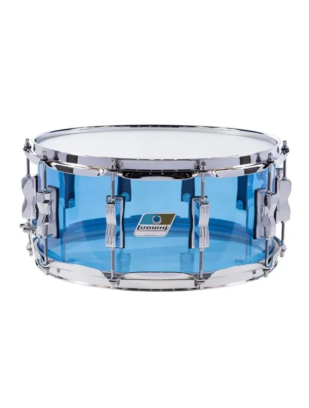 Ludwig Vistalite 6.5″x14″ Snare Drum – Blue – Used