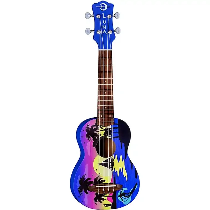 Luna Kauwela Summer Soprano Ukulele Custom Graphic Guitar Center