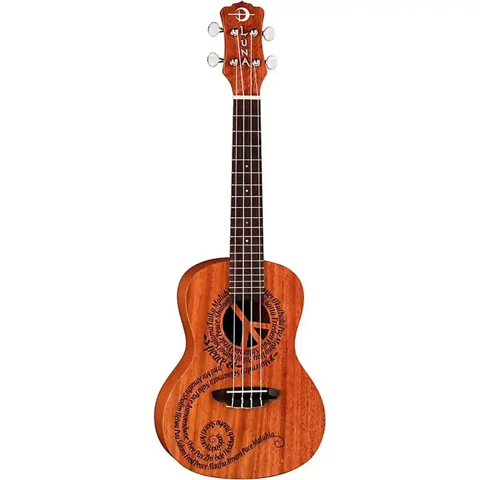 Luna Maluhia Concert Ukulele Mahogany with Satin Finish Guitar Center