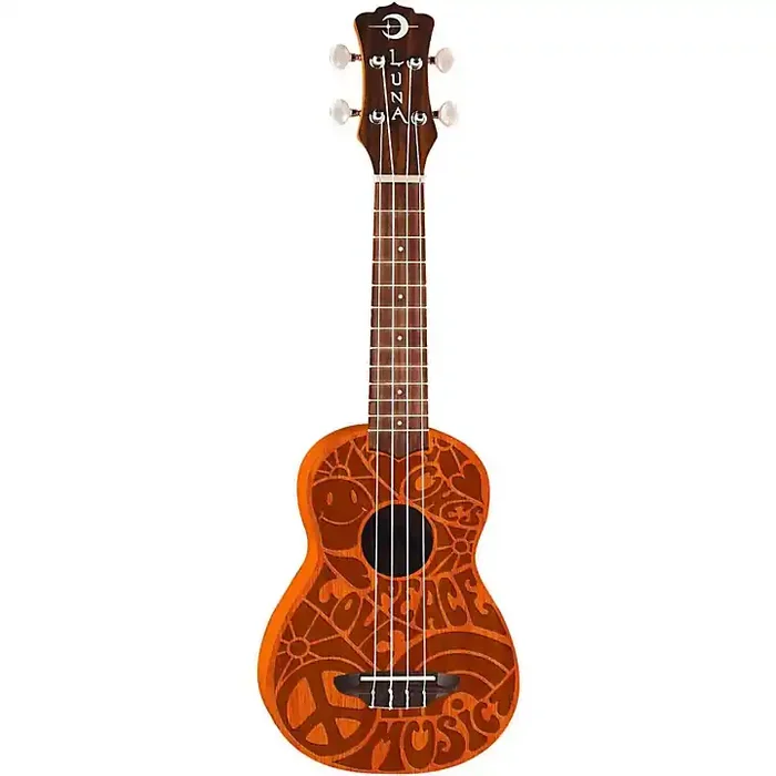 Luna Peace Love Soprano Ukulele Guitar Center