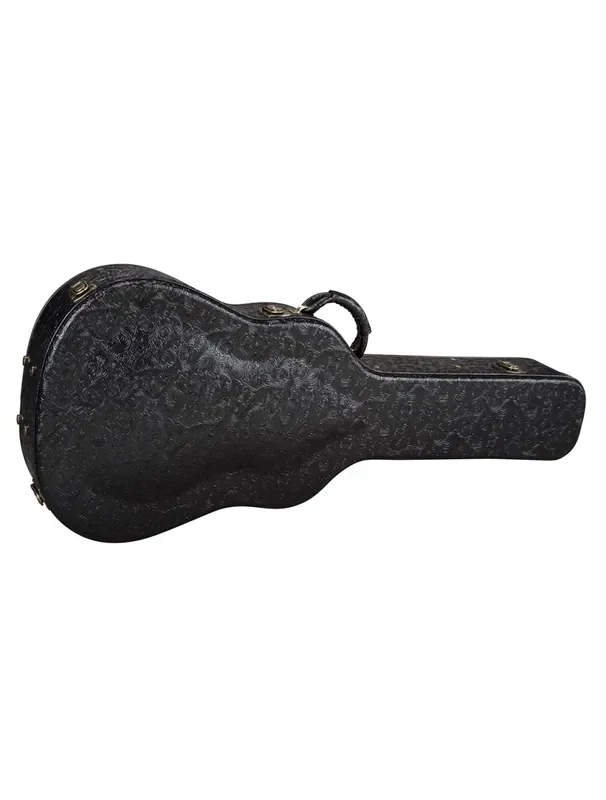 Luna Tooled Leather Hard Case for Folk/Parlor Guitars