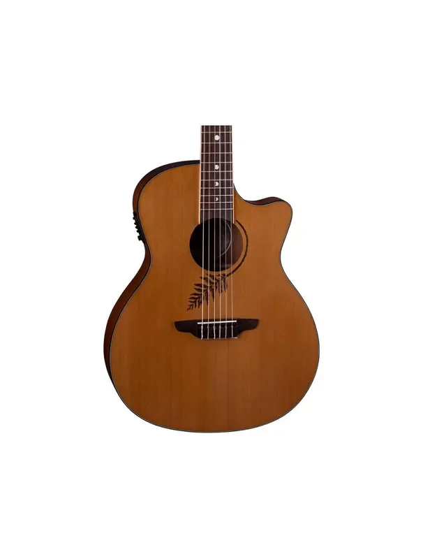 Luna Woodland Cedar Nylon Acoustic/Electric Guitar