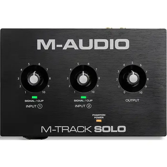 M-Audio M-Track Solo 2-Channel USB Audio Interface Guitar Center