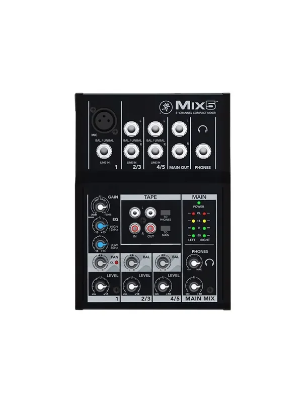 Mackie Mix5 Compact Mixer (Open Box)
