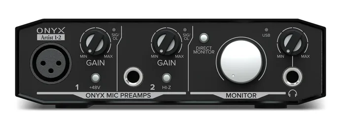 Mackie Onyx Artist 1.2 2×2 USB Audio Interface