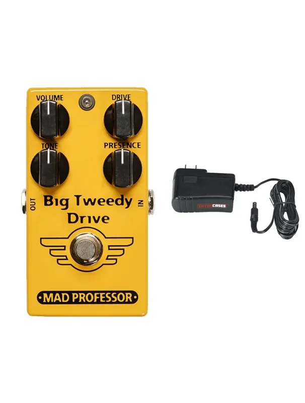 Mad Professor Big Tweedy Drive + Gator 9V Power Supply Combo