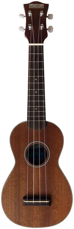 Makai MK-61 Mahogany Soprano Ukulele with White Binding