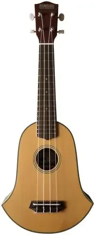 Makai Solid Top Series With White Binding Bell-Shaped Soprano Ukulele MK-70BL