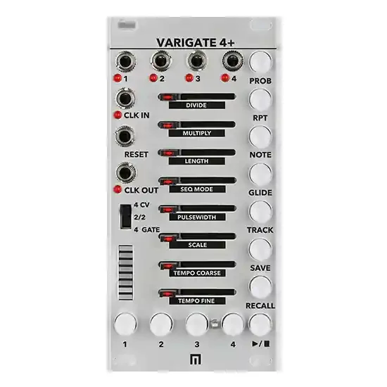 Malekko Varigate 4+ CV Sequencer Module – Silver