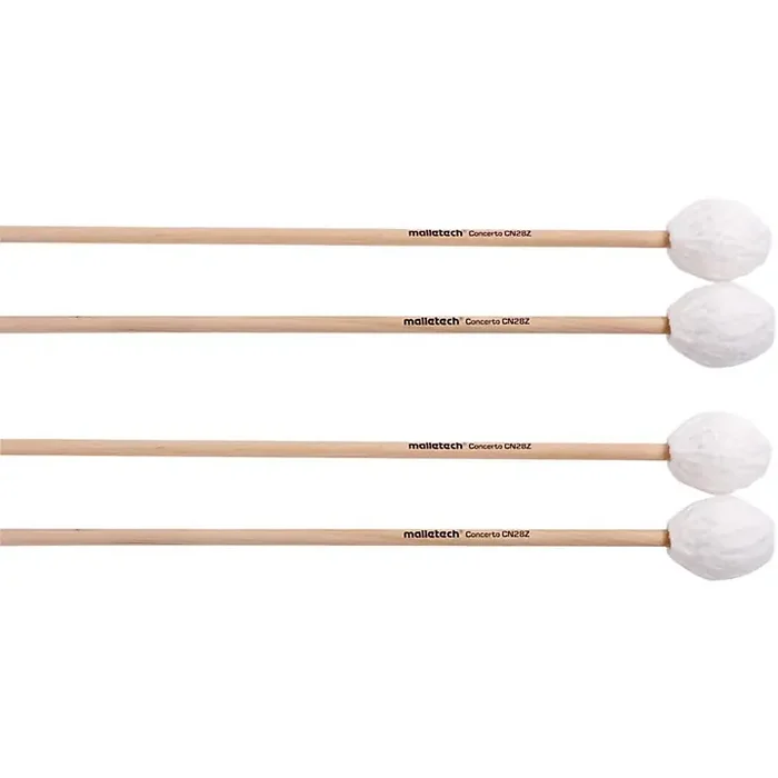 Malletech Concerto Marimba Mallets Set of 4 (2 Matched Pairs) White Guitar Center