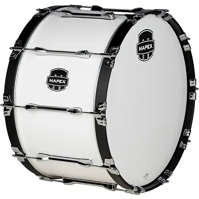 Mapex Qualifier Series Marching Bass Drum 22 in. Gloss White Guitar Center