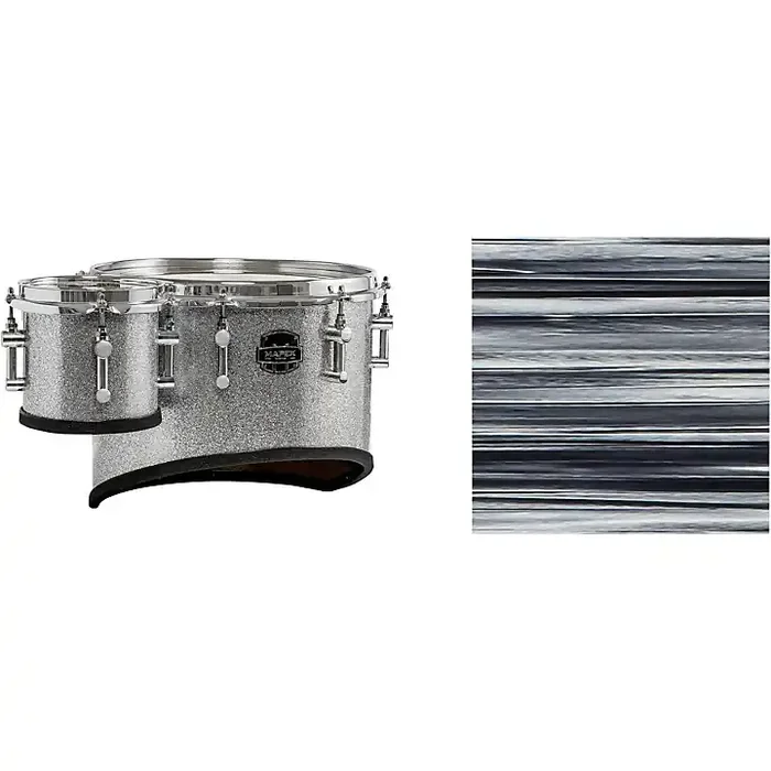 Mapex Quantum Mark II Drums on Demand Series California Cut Single Marching Tenor 6, 14 in. Dark Shale Guitar Center