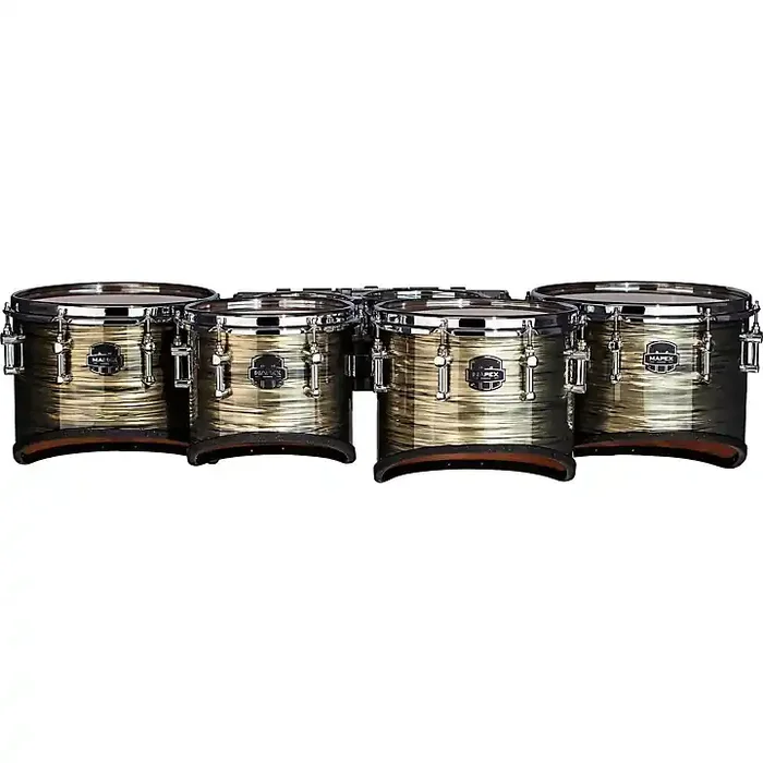 Mapex Quantum Mark II Drums on Demand Series Classic Cut Tenor Large Marching Sextet 6, 8, 10, 12, 13, 14 in. Natural Shale Guitar Center