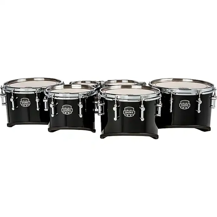Mapex Quantum Mark II Series Tenor Large Marching Sextet 6, 8, 10, 12, 13, 14 in. Gloss Black Guitar Center
