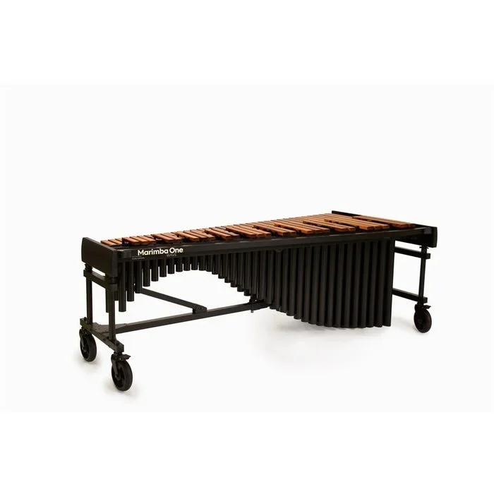 Marimba One 9616 Wave 5.0 Oct Marimba Basso Bravo Resonators, Premium Keyboard, 8” Casters