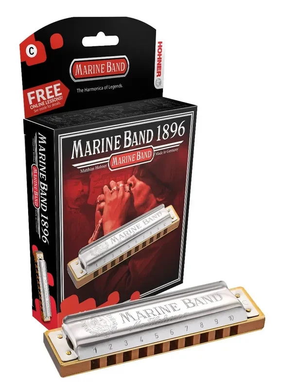 MARINE BAND HARMONICA BOXED NATURAL MINOR KEY OF Bb