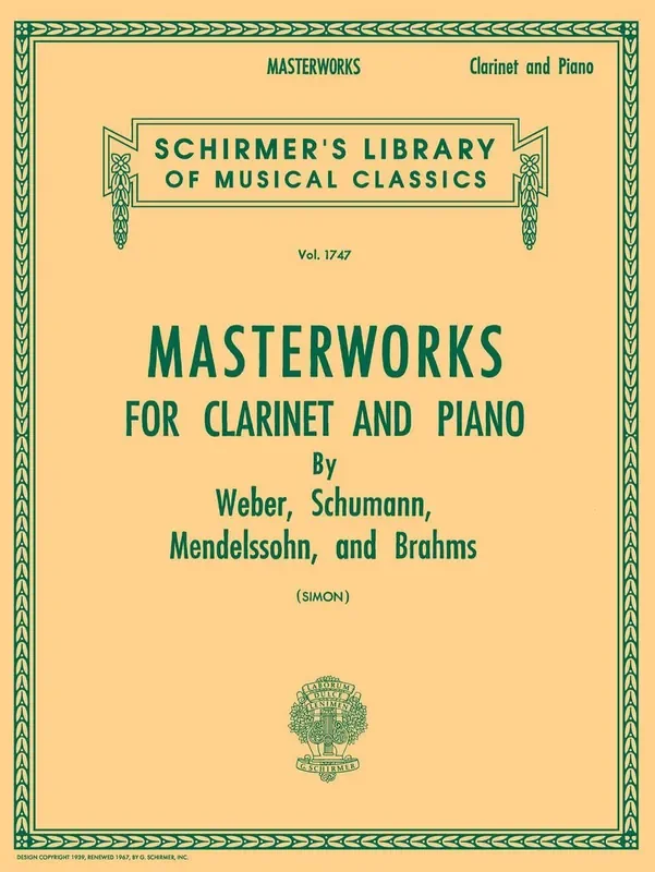 Masterworks For Clarinet