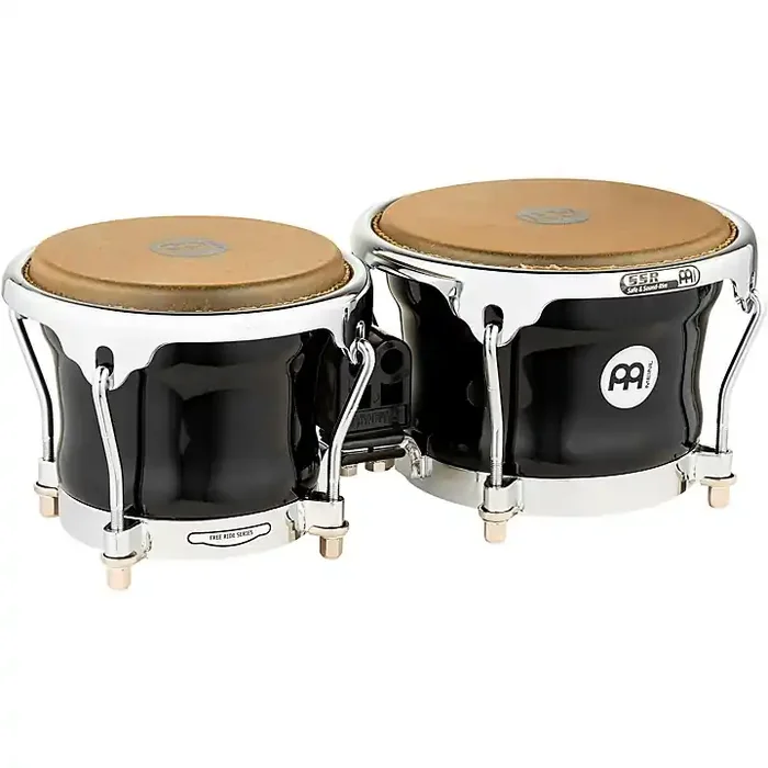 MEINL Free Ride Series FFB400 Fiberglass Series Bongos 8.5 x 7 in. Black Guitar Center