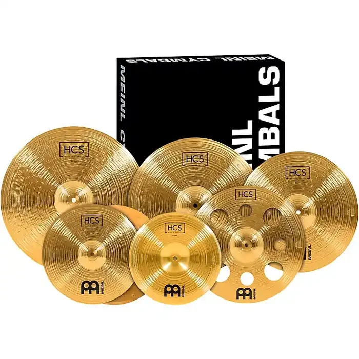 MEINL HCS-SCS1 Ultimate Complete Cymbal Set Pack With Free 16″ Trash Crash Guitar Center