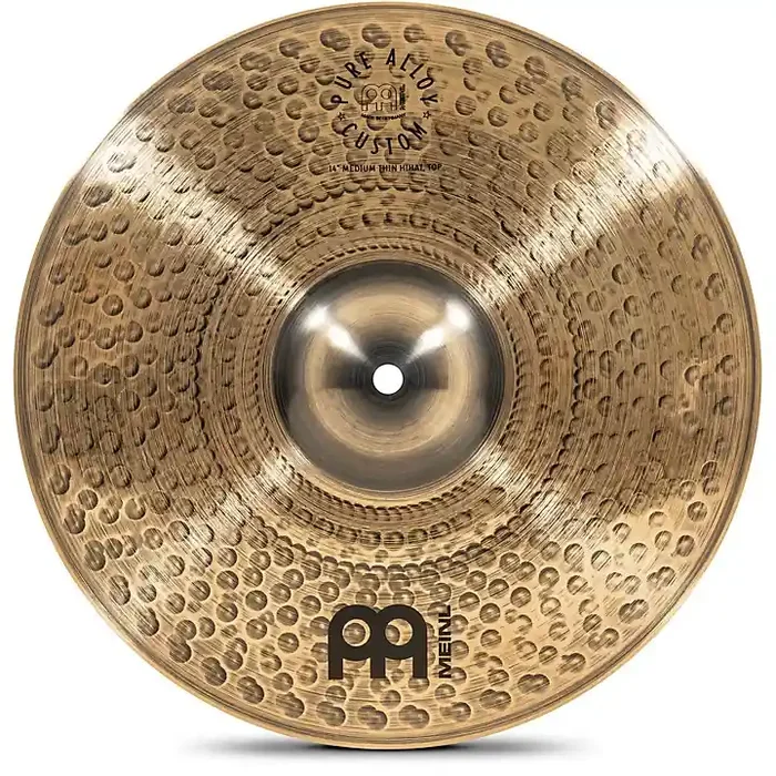 MEINL Pure Alloy Custom Medium Thin Hi-Hat Cymbal Pair 14 in. Guitar Center