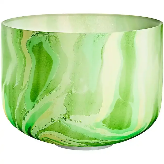 MEINL Sonic Energy 10in. Marble Crystal Singing Bowl, F4, 432 Hz, Heart Chakra Green Guitar Center