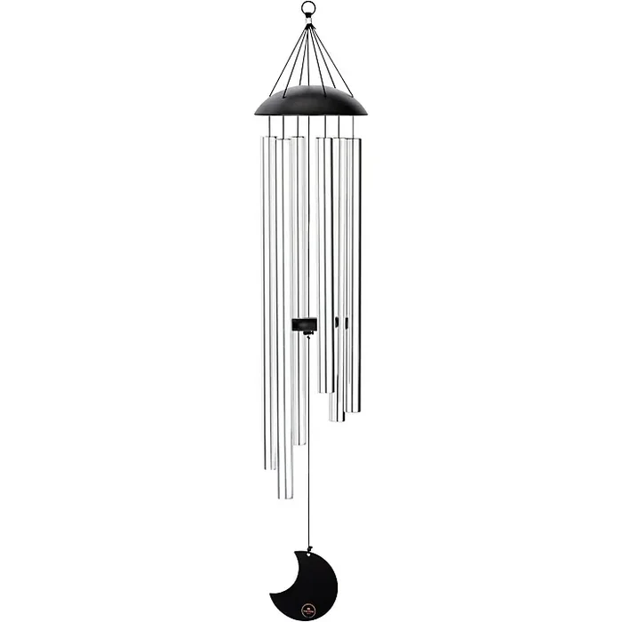 MEINL Sonic Energy Round Arch Moon Meditation Chimes 110 cm. Silver Guitar Center