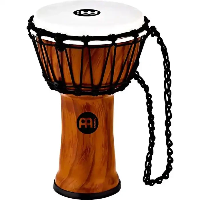 MEINL Synthetic Compact Junior Djembe Twisted Amber Guitar Center